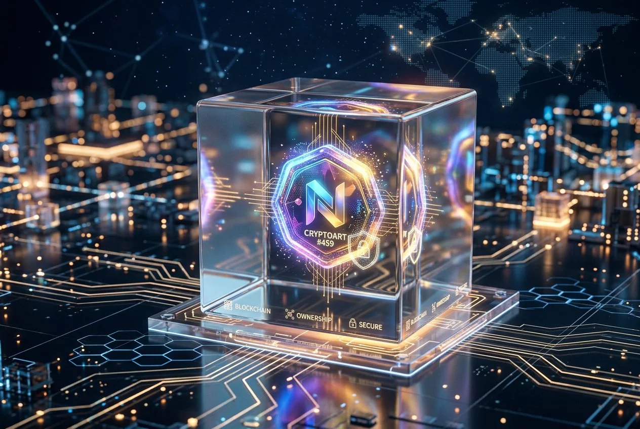 Conceptual Digital Asset NFT Representation